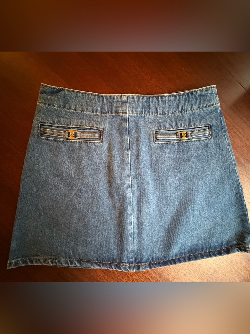 Coach Bluejean skirt.